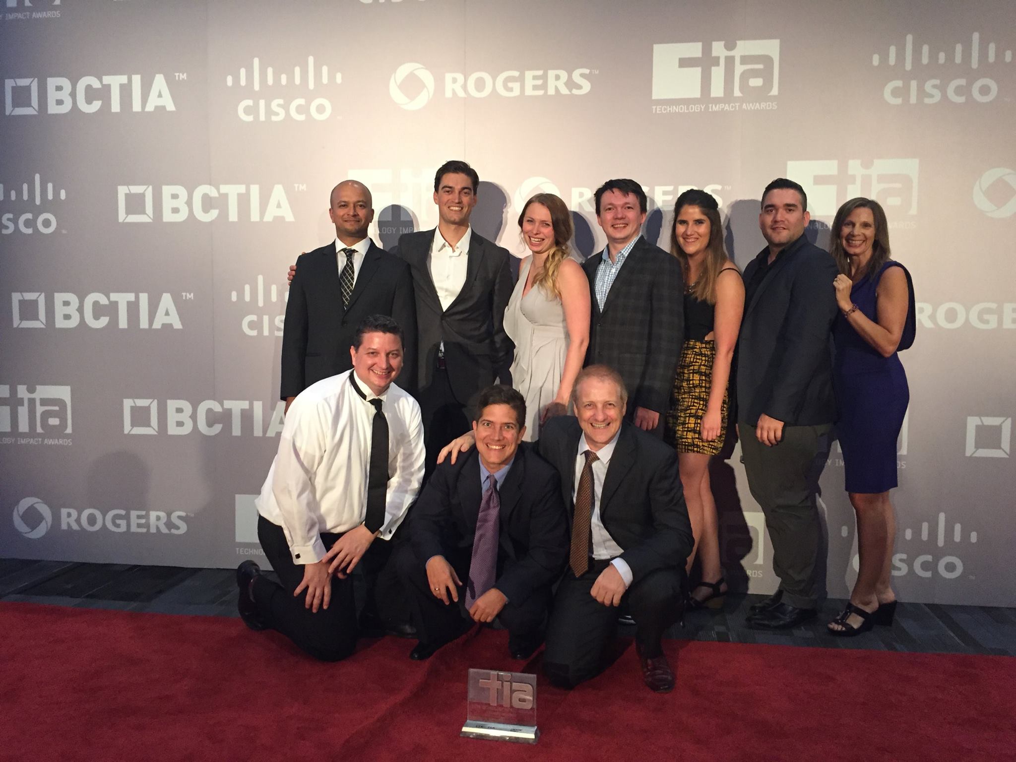 A few Lefties after winning the 2016 TIA for Community Engagement Award.