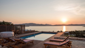 Villa Korina at Makria Myti, Paros, Greece
